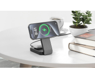 Silver Monkey Alu MagCharger Qi2 3in1 czarna - 1328385 - zdjęcie 11